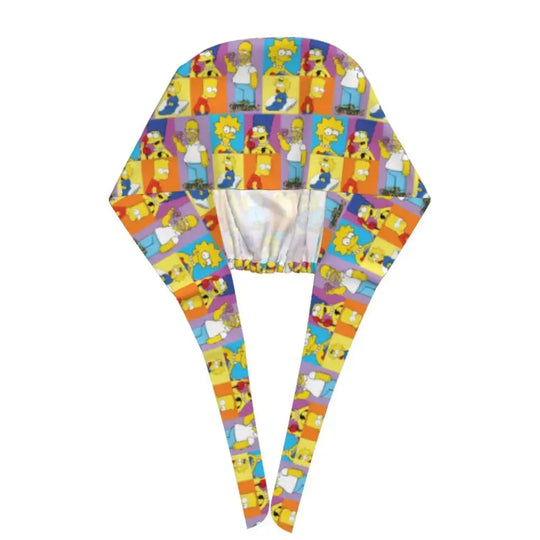 Personalisierte Die Simpsons Cartoon Cartoon medizinisches Personal Scrubs Hut Männer Frauen medizinische Krankenpflege chirurgische Scrub Kappen MedSurgery Store für digitale Gesundheit