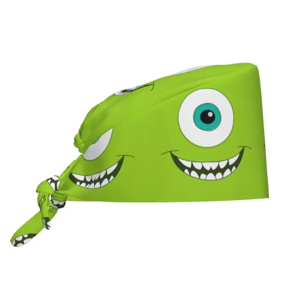 Personalisierte verstellbare Arbeitsmütze mit Monsters University Cartoon, chirurgische Mütze für Männer und Frauen, chirurgische Mütze für Krankenschwestern, Ärzte und Chirurgen MedSurgery Store For Digital Health