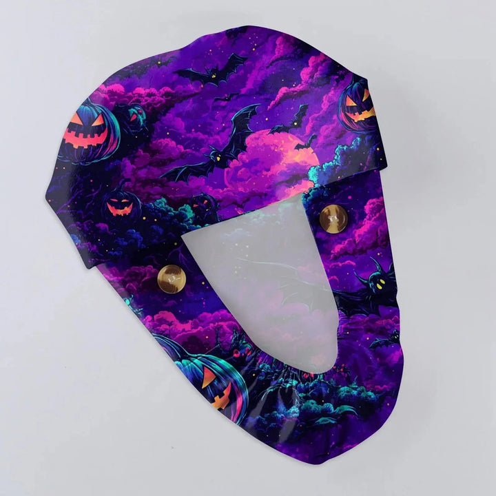 Unisex Halloween Print Scrub Cap für Ärzte oder Krankenschwestern - Scrub Cap mit Druck für medizinische Arbeit. Casual Style aus Baumwolle, bequem und stilvoll. CJdropshipping