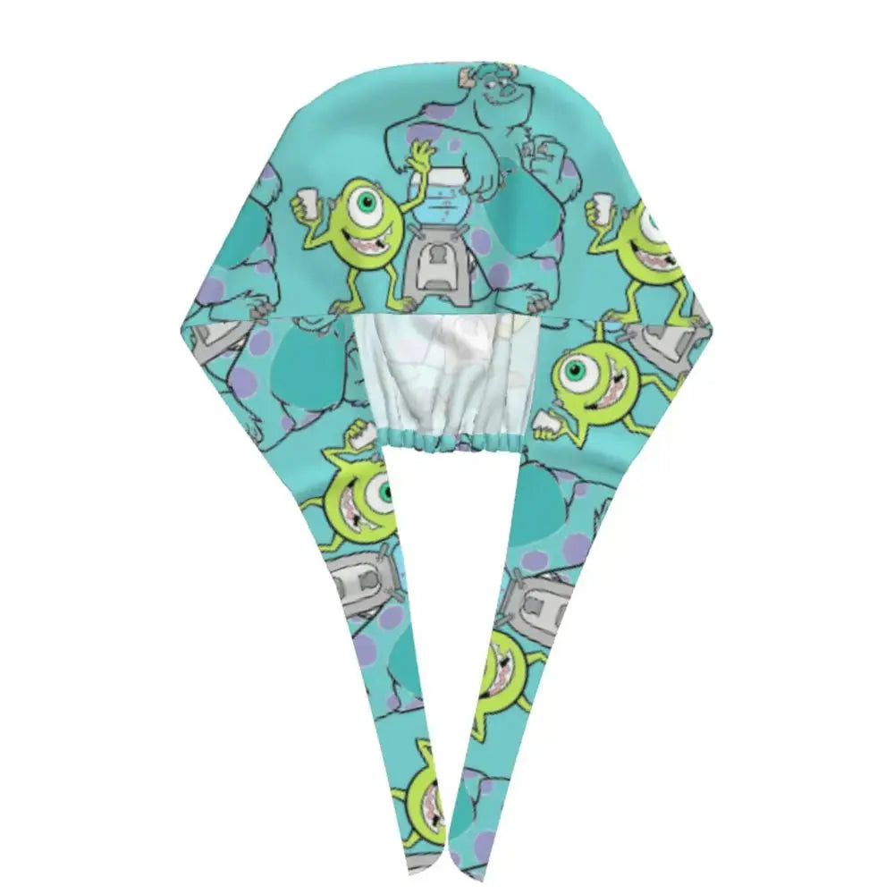 Personalisierte verstellbare Arbeitsmütze mit Monsters University Cartoon, chirurgische Mütze für Männer und Frauen, chirurgische Mütze für Krankenschwestern, Ärzte und Chirurgen MedSurgery Store For Digital Health