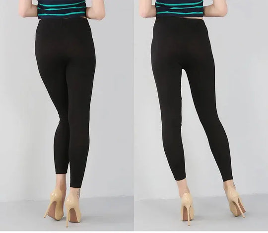 Bambusfaser-Stretch-Leggings für Frauen, Neun-Punkt, lässig, Übergröße, Frühling, Sommer und Herbst, neu von 2024 DSers Fulfillment