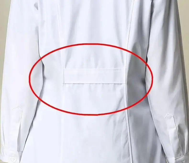 Weißer Laborkittel, langärmeliger Arztkittel, Isolierkittel für Männer, Laborkittel, Krankenschwester und Studentenarbeitsanzug MedSurgery Store For Digital Health