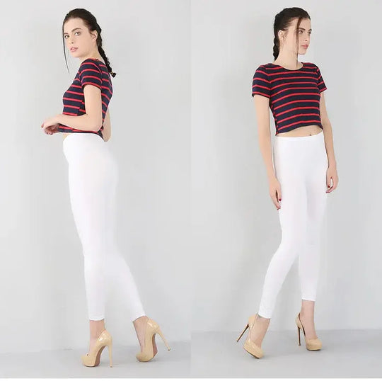 Bambusfaser-Stretch-Leggings für Frauen, Neun-Punkt, lässig, Übergröße, Frühling, Sommer und Herbst, neu von 2024 DSers Fulfillment