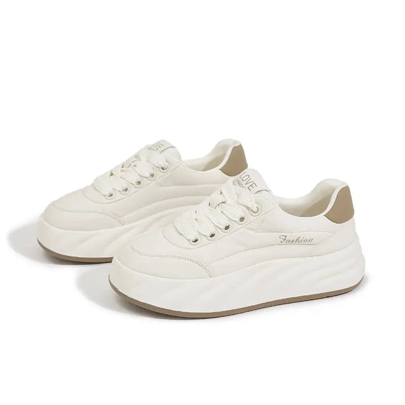 Frauen Weiße Schuhe 2025, Neue Flache Turnschuhe, Koreanischer Stil, Casual Sport, Vielseitige Brotschuhe MedSurgery Store For Digital Health