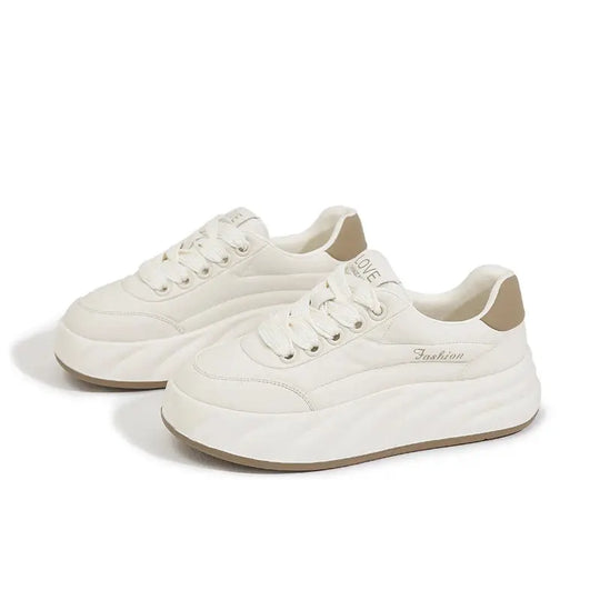 Frauen Weiße Schuhe 2025, Neue Flache Turnschuhe, Koreanischer Stil, Casual Sport, Vielseitige Brotschuhe MedSurgery Store For Digital Health