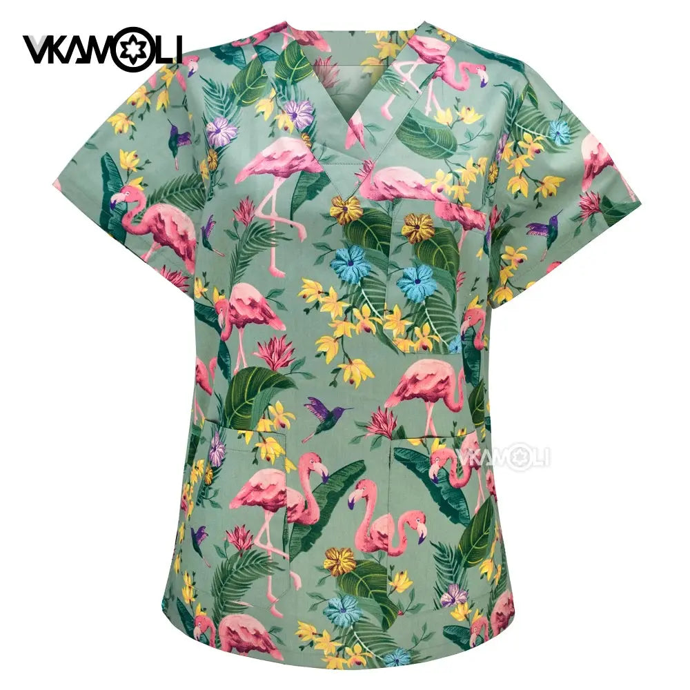 Tierklinik Spa Uniform, Damen Berufsbekleidung, Medizinischer Anzug, Peeling Tops, Peeling Shirt CJdropshipping