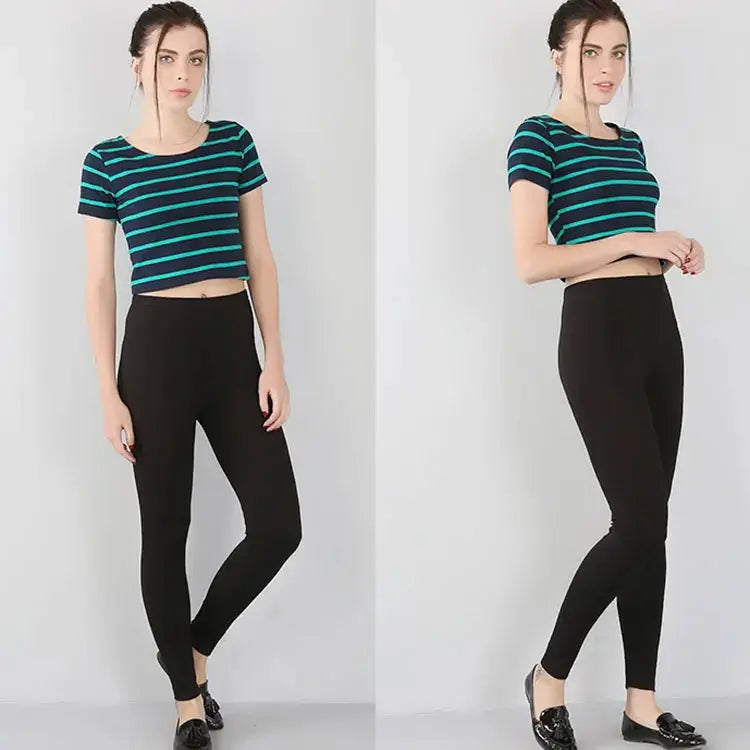 Bambusfaser-Stretch-Leggings für Frauen, Neun-Punkt, lässig, Übergröße, Frühling, Sommer und Herbst, neu von 2024 DSers Fulfillment