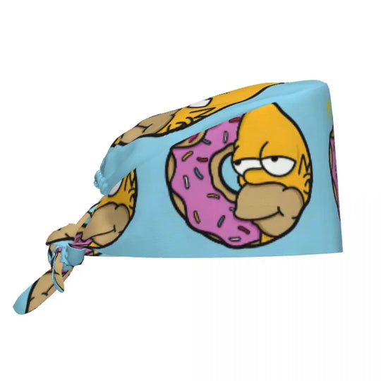 Personalisierte Die Simpsons Cartoon Cartoon medizinisches Personal Scrubs Hut Männer Frauen medizinische Krankenpflege chirurgische Scrub Kappen MedSurgery Store für digitale Gesundheit
