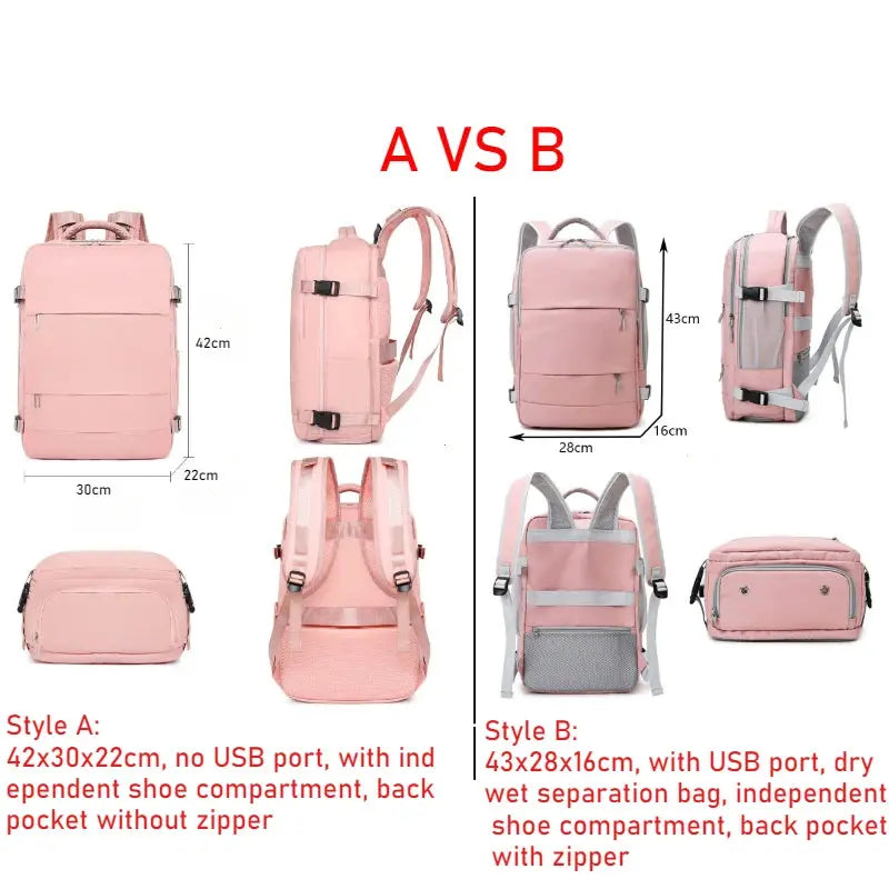 Damen-Reiserucksack, Rucksack, TSA-Laptop-Rucksack, flugtaugliche College-Krankenschwester-Tasche, lässiger Wochenend-Rucksack MedSurgery Store For Digital Health