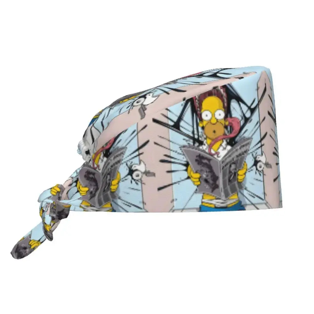 Personalisierte Die Simpsons Cartoon Cartoon medizinisches Personal Scrubs Hut Männer Frauen medizinische Krankenpflege chirurgische Scrub Kappen MedSurgery Store für digitale Gesundheit