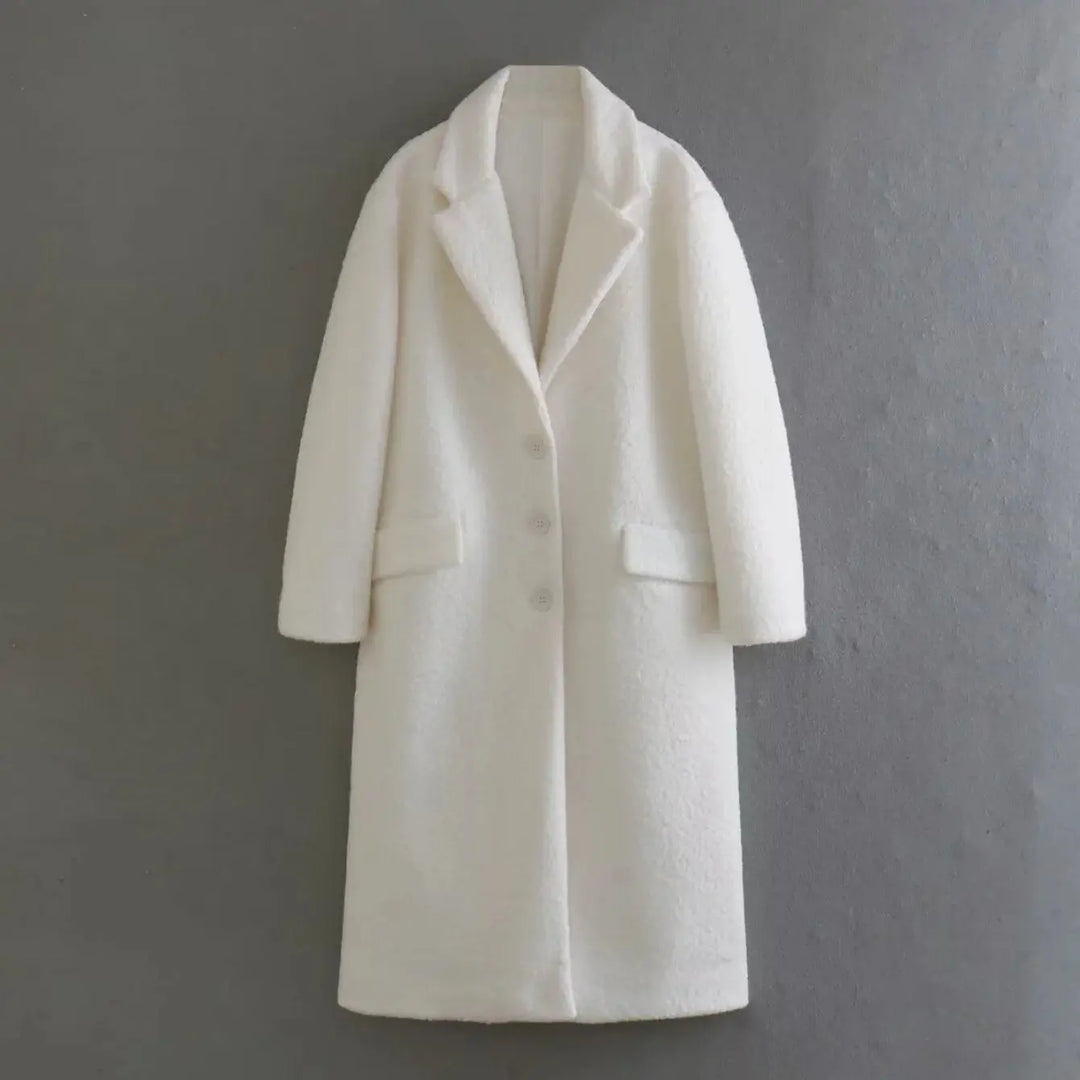 2025 Damen Lange Wolljacke Herbst Winter Damen Kaschmirmantel Mittellang Wollmischungen Langarm Elegant Einreihig Kleidung MedSurgery Store For Digital Health