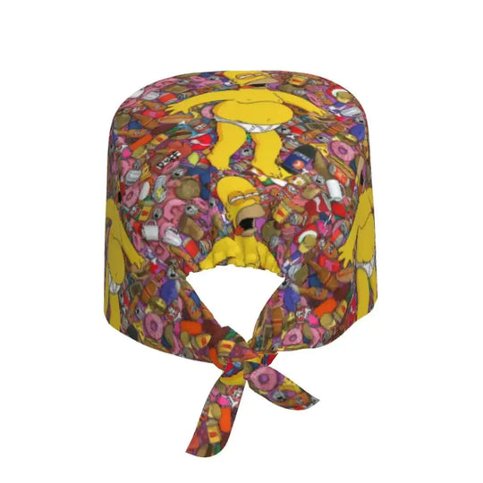 Personalisierte Die Simpsons Cartoon Cartoon medizinisches Personal Scrubs Hut Männer Frauen medizinische Krankenpflege chirurgische Scrub Kappen MedSurgery Store für digitale Gesundheit