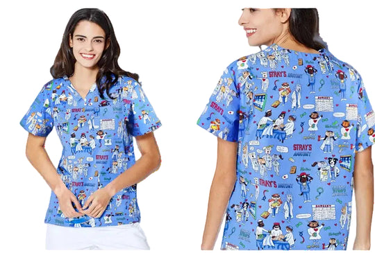 ANNO ProShield Unisex Klinikuniform - Chlorbeständiges medizinisches Oberteil (Modell 09SS001) CJdropshipping
