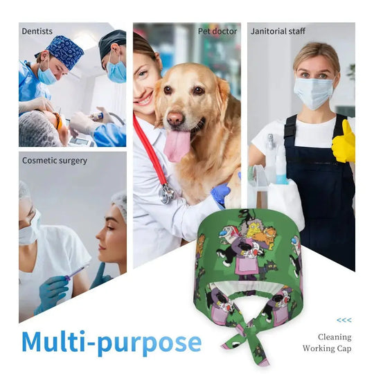 Personalisierte Die Simpsons Cartoon Cartoon medizinisches Personal Scrubs Hut Männer Frauen medizinische Krankenpflege chirurgische Scrub Kappen MedSurgery Store für digitale Gesundheit