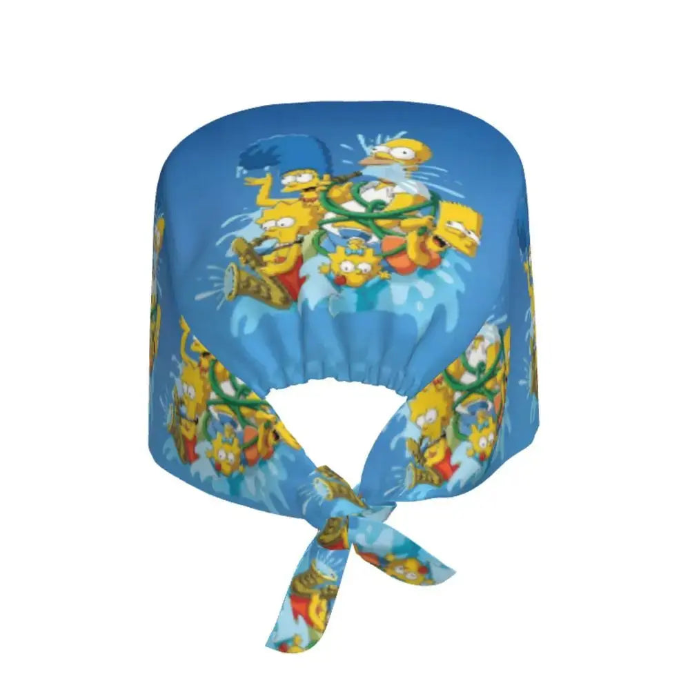 Personalisierte Die Simpsons Cartoon Cartoon medizinisches Personal Scrubs Hut Männer Frauen medizinische Krankenpflege chirurgische Scrub Kappen MedSurgery Store für digitale Gesundheit