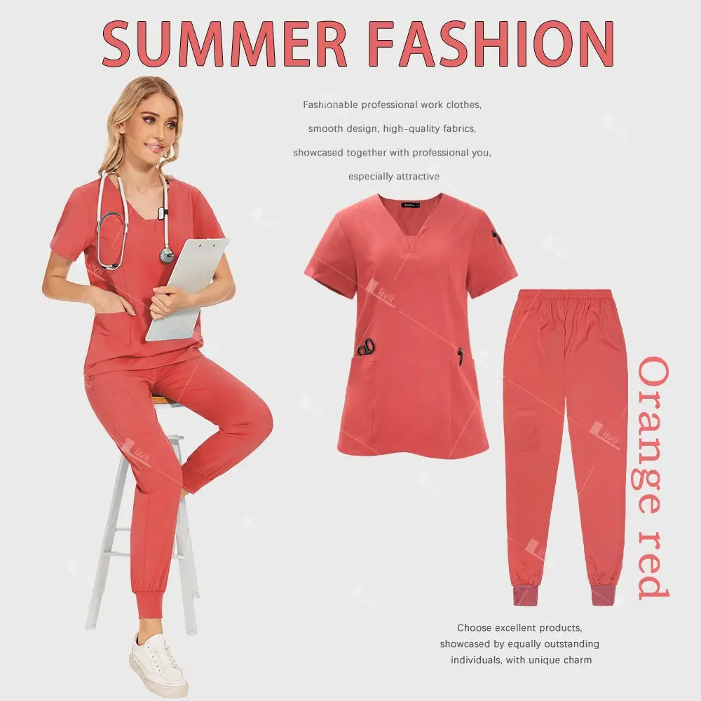 Großhandel Medizinische Uniformen, Jogginganzug, Arzt und Krankenschwester Scrubs, Krankenhaus chirurgische Arbeitskleidung, Multicolour Frauen Scrubs dsers-fulfillment-service