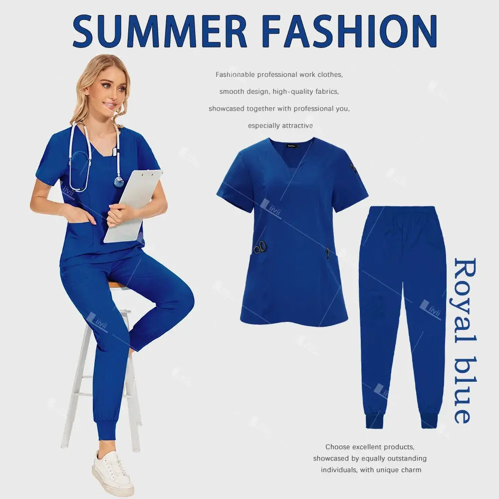 Großhandel Medizinische Uniformen, Jogginganzug, Arzt und Krankenschwester Scrubs, Krankenhaus chirurgische Arbeitskleidung, Multicolour Frauen Scrubs dsers-fulfillment-service