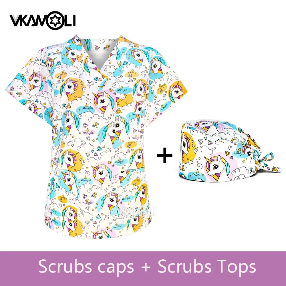 Tierklinik Spa Uniform, Damen Berufsbekleidung, Medizinischer Anzug, Peeling Tops, Peeling Shirt CJdropshipping