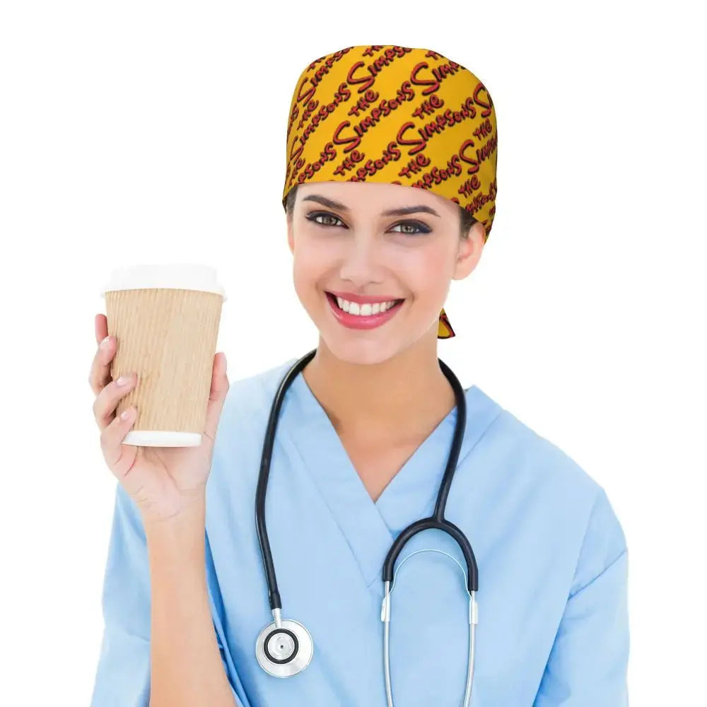 Personalisierte verstellbare Arbeitsmütze mit Gehirn Explosion, Simpsons chirurgische Kappe, chirurgische Kappe für Krankenpflege, Arzt, Chirurg, für Chef MedSurgery Store For Digital Health