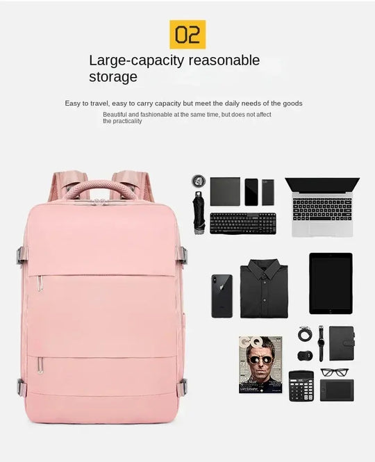 Damen-Reiserucksack, Rucksack, TSA-Laptop-Rucksack, flugtaugliche College-Krankenschwester-Tasche, lässiger Wochenend-Rucksack MedSurgery Store For Digital Health