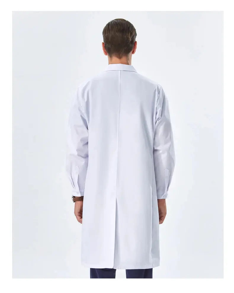 Günstiger weißer Laborkittel für Frauen, Männer, Studenten, Chemie, medizinische Fachkräfte, Krankenschwester, Langarm, Arztkittel XK002 MedSurgery Store For Digital Health