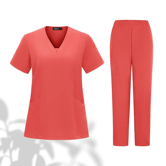 Set von medizinischen Uniformen für Männer und Frauen, Arbeitskleidung für Ärzte, Krankenschwestern, Zahnklinik, Schönheitssalon CJdropshipping