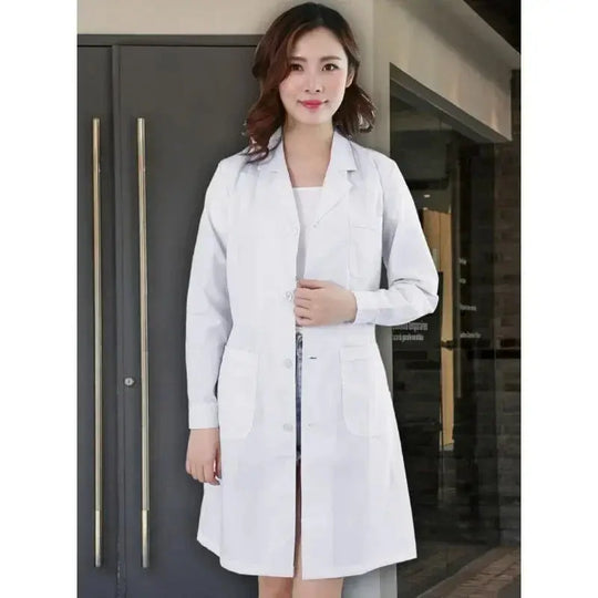 Krankenschwester-Overall, weißer Kittel, langärmelige medizinische Uniform für Frauen, kurzärmeliger medizinischer Laborkittel für Männer, Laborchemie für Universitäten MedSurgery Store For Digital Health