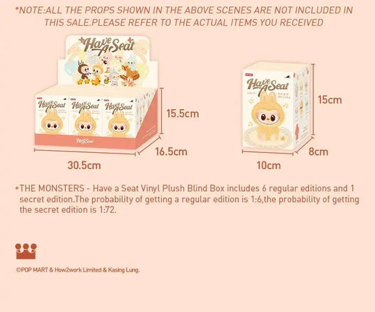 POP MART The Monsters Have A Seat Serie Schlüsselanhänger mit Anhänger Plüsch Vinyl Blind Box Spielzeug Mystery Box MedSurgery Store For Digital Health