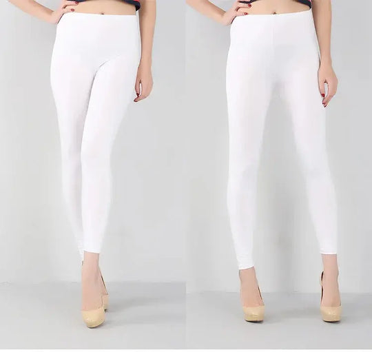 Bambusfaser-Stretch-Leggings für Frauen, Neun-Punkt, lässig, Übergröße, Frühling, Sommer und Herbst, neu von 2024 DSers Fulfillment