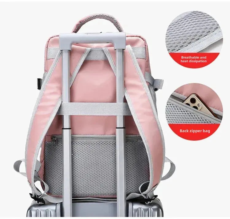 Damen-Reiserucksack, Rucksack, TSA-Laptop-Rucksack, flugtaugliche College-Krankenschwester-Tasche, lässiger Wochenend-Rucksack MedSurgery Store For Digital Health
