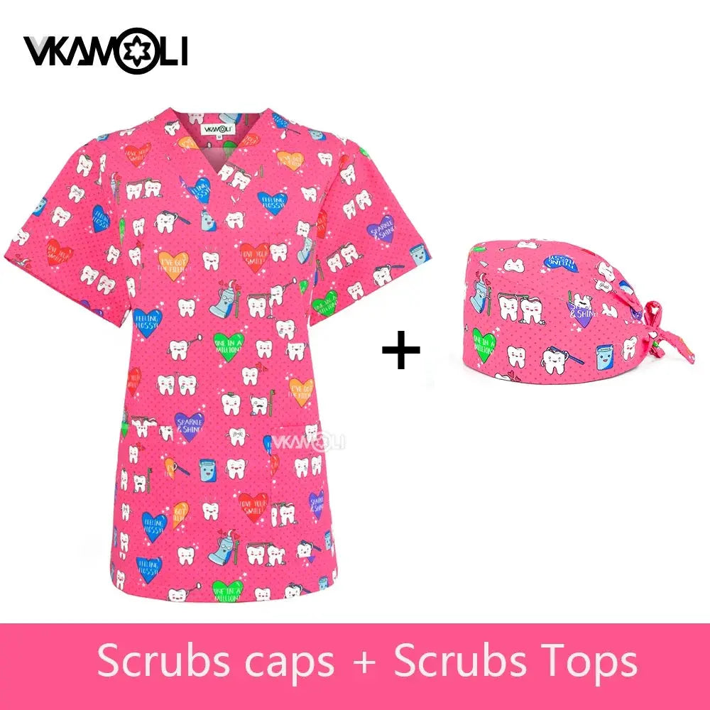 Tierklinik Spa Uniform, Damen Berufsbekleidung, Medizinischer Anzug, Peeling Tops, Peeling Shirt CJdropshipping