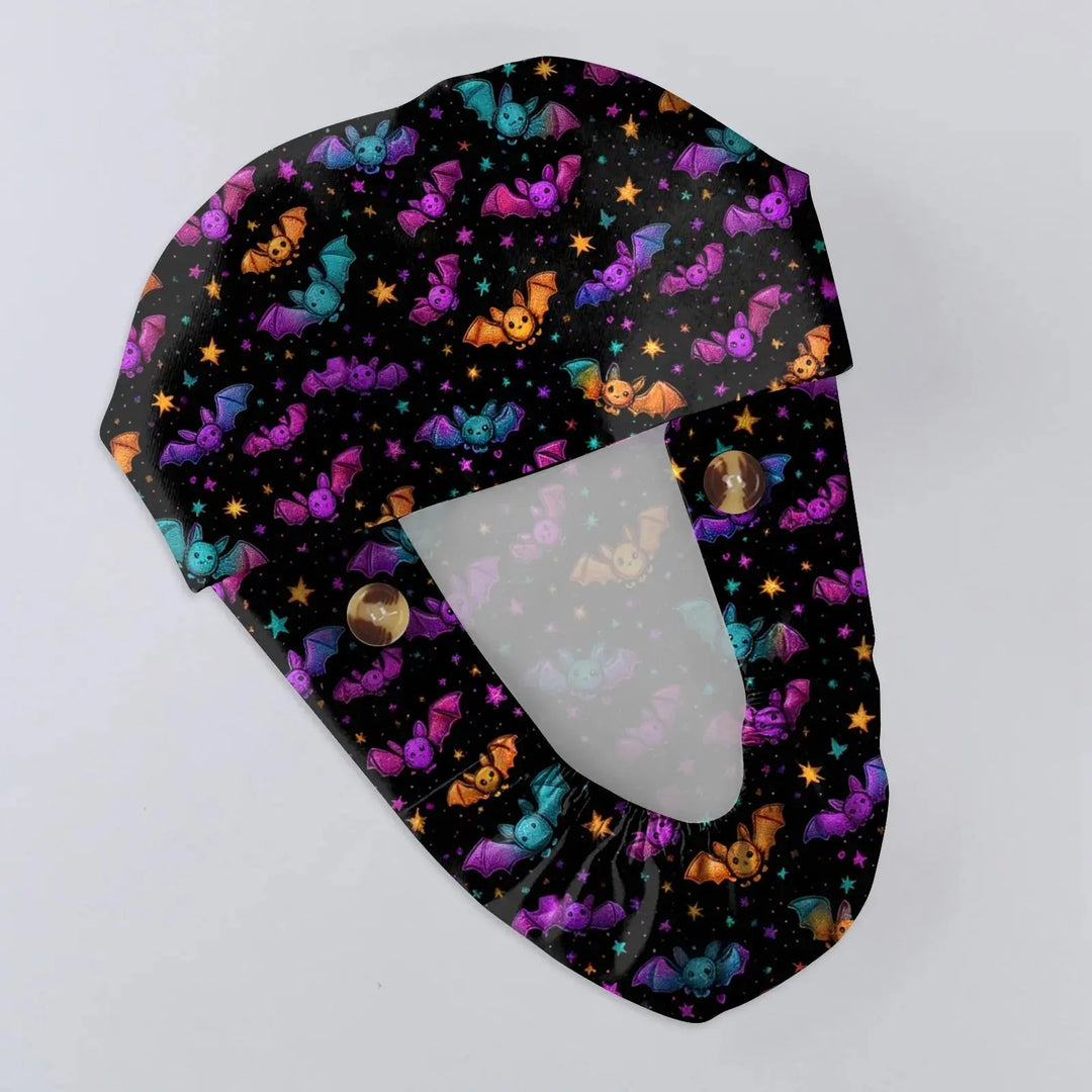 Unisex Halloween Print Scrub Cap für Ärzte oder Krankenschwestern - Scrub Cap mit Druck für medizinische Arbeit. Casual Style aus Baumwolle, bequem und stilvoll. CJdropshipping