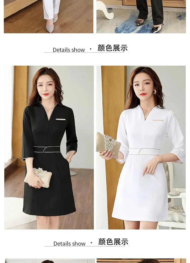Sommer-Ästhetik-Uniform, Kurzarm-Schönheitssalon-Anzug, Damen-Spa-Ästhetikerin-Kleidung, Hotel-Massage-Arbeitskleidung, Koreanische Overalls-BC MedSurgery Store For Digital Health