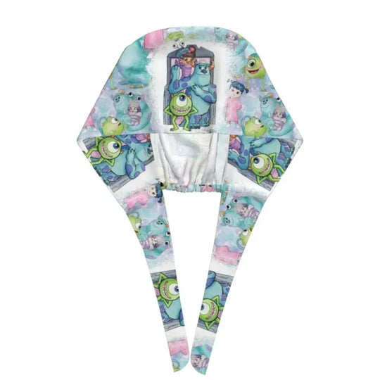 Personalisierte verstellbare Arbeitsmütze mit Monsters University Cartoon, chirurgische Mütze für Männer und Frauen, chirurgische Mütze für Krankenschwestern, Ärzte und Chirurgen MedSurgery Store For Digital Health