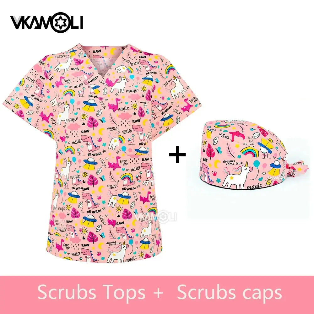 Tierklinik Spa Uniform, Damen Berufsbekleidung, Medizinischer Anzug, Peeling Tops, Peeling Shirt CJdropshipping