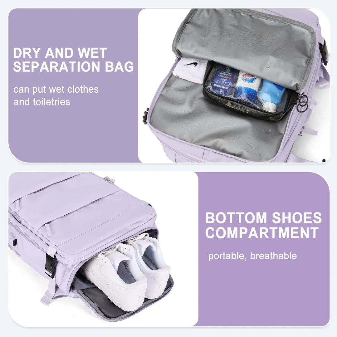 Frauen-Reiserucksack, Rucksack, TSA-Flug genehmigt Laptop-Rucksack, College Krankenschwester Tasche, lässig Wochenende Rucksack MedSurgery Store For Digital Health