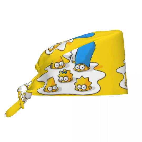 Personalisierte Die Simpsons Cartoon Cartoon medizinisches Personal Scrubs Hut Männer Frauen medizinische Krankenpflege chirurgische Scrub Kappen MedSurgery Store für digitale Gesundheit