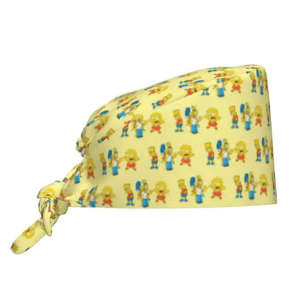 Personalisierte Die Simpsons Cartoon Cartoon medizinisches Personal Scrubs Hut Männer Frauen medizinische Krankenpflege chirurgische Scrub Kappen MedSurgery Store für digitale Gesundheit