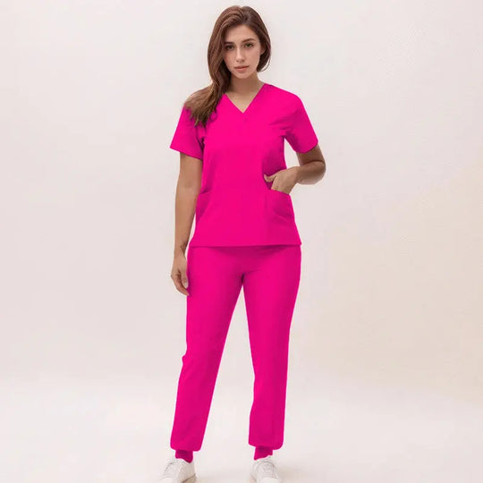 2025 neue V-Ausschnitt Krankenpflegekittel, Jogginghosen, OP-Kittel-Sets, Zahnarztkittel, Krankenhauskittel, Krankenhauskittel S21 MedSurgery Store For Digital Health