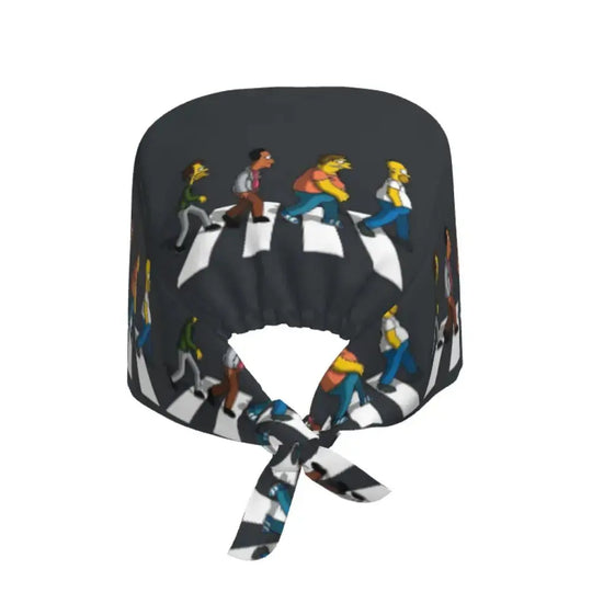 Personalisierte Die Simpsons Cartoon Cartoon medizinisches Personal Scrubs Hut Männer Frauen medizinische Krankenpflege chirurgische Scrub Kappen MedSurgery Store für digitale Gesundheit
