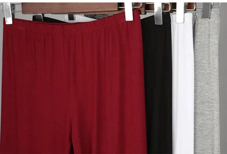 Bambusfaser-Stretch-Leggings für Frauen, Neun-Punkt, lässig, Übergröße, Frühling, Sommer und Herbst, neu von 2024 DSers Fulfillment