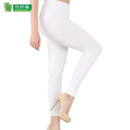 Bambusfaser-Stretch-Leggings für Frauen, Neun-Punkt, lässig, Übergröße, Frühling, Sommer und Herbst, neu von 2024 DSers Fulfillment