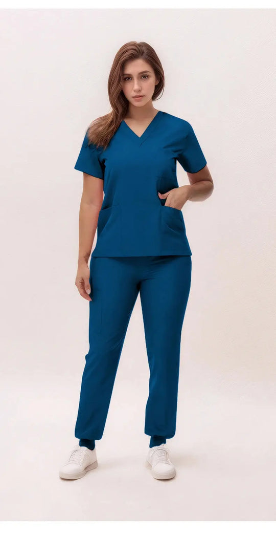 2025 neue V-Ausschnitt Krankenpflegekittel, Jogginghosen, OP-Kittel-Sets, Zahnarztkittel, Krankenhauskittel, Krankenhauskittel S21 MedSurgery Store For Digital Health