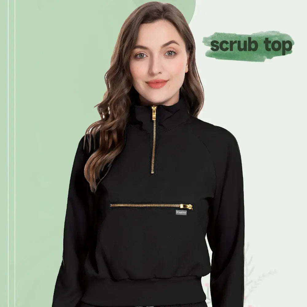 MSORMOSIA Elite Surgical Jacket - Elastische OP-Jacke mit professionellen Taschen (MSO-42035-37) CJdropshipping