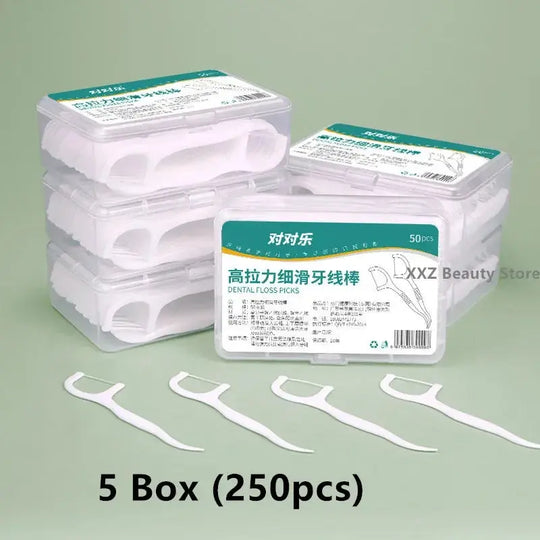 1/2/5/10 tragbare Einweg-Zahnseide-Box, Kunststoff-Zahnstocher, Hochspannung Zahnseide Stick, Zahnseide-Box Oral Care MedSurgery Store For Digital Health