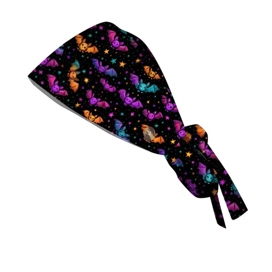 Unisex Halloween Print Scrub Cap für Ärzte oder Krankenschwestern - Scrub Cap mit Druck für medizinische Arbeit. Casual Style aus Baumwolle, bequem und stilvoll. CJdropshipping