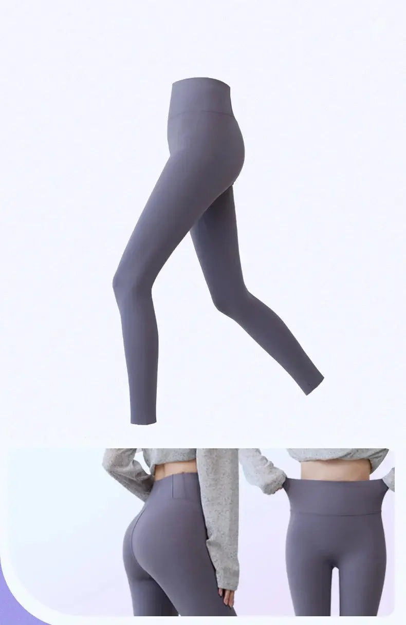 BIVIGAOS 2025 Frühling Sommer Neu Rot Pflaume 3D Nackt Gefühl Nackt Haifischhaut Leggings Schlank Frauen Sexy Sport Yoga Push Up Fitness Leggings MedSurgery Store For Digital Health