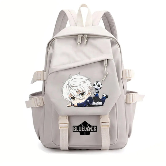 Anime blau Schloss Rucksack, Mode Reise-Rucksäcke für Männer und Frauen, Outdoor-Sport-Schultasche MedSurgery Store For Digital Health