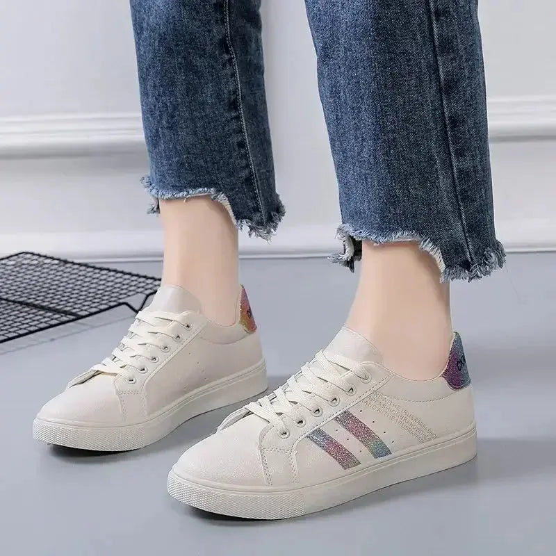 *Damen Vulkanisierte Pu Leder Freizeitschuhe, Weiße Turnschuhe, Frühling Mode, Neue Off White Schuhe MedSurgery Store For Digital Health