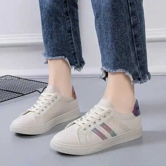 *Damen Vulkanisierte Pu Leder Freizeitschuhe, Weiße Turnschuhe, Frühling Mode, Neue Off White Schuhe MedSurgery Store For Digital Health